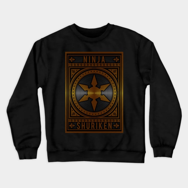 Ninja Shuriken Crewneck Sweatshirt by Durro